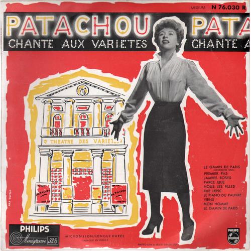 Patachou - Chante Aux Variétés-3e Serie - Vinyle 25 Cm - 33t - 1954
