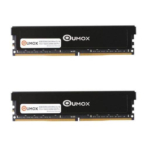 QUMOX 16Go (2x 8Go) DDR4 2400 2400MHz PC4-19200 PC-19200 (288 broches) DIMM mémoire 