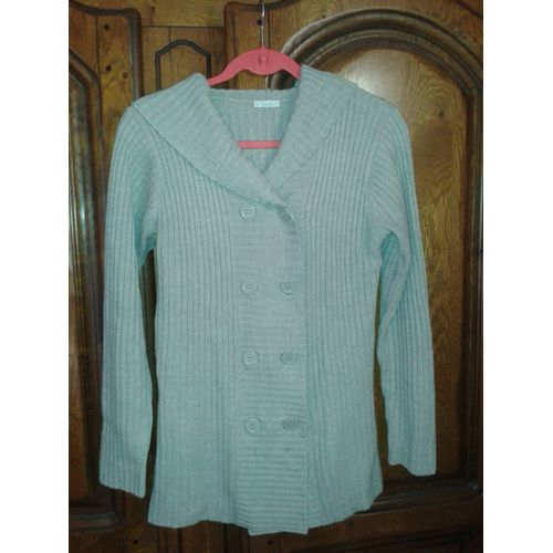 Gilet Gris In Extenso - Taille 38