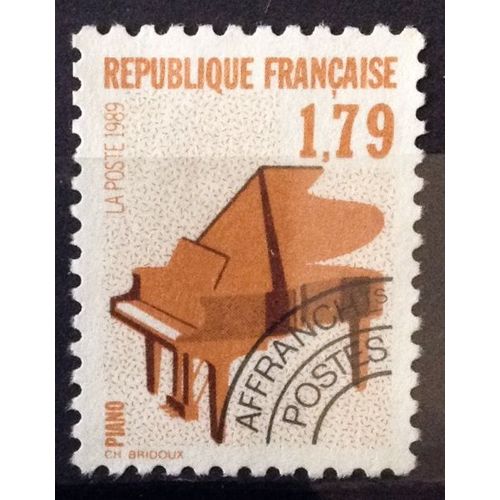 France - Préoblitéré Instruments De Musique - Piano 1,79 Marron (Très Joli N° 203) Obl - Année 1989 - N12436