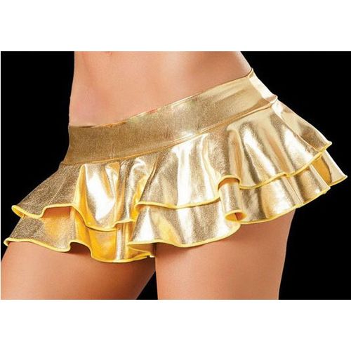 Micro Mini Jupe 36 38 Cuir Vinyle Femme Woman Skirt Underwear Spandex 