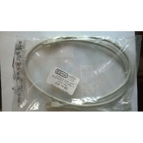 CORDON RJ45 120OHM 1METRE