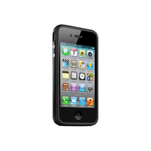 Apple Iphone 4 Bumper - Étui Pour Téléphone Portable - Plastique - Noir