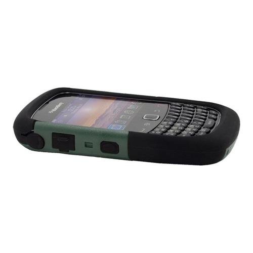 Trident Aegis Series - Étui Pour Téléphone Portable - Silicone, Polycarbonate - Vert - Pour Blackberry Curve 3g 9330