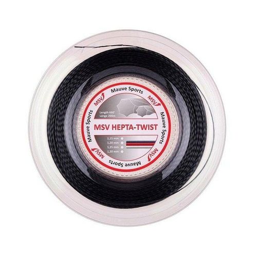 Bobine Msv Hepta Twist Noir 200m - 1.25
