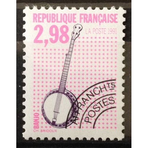France - Préoblitéré Musique - Banjo 2,98 (Impeccable N° 217) Neuf** Luxe - Année 1992 - N11880