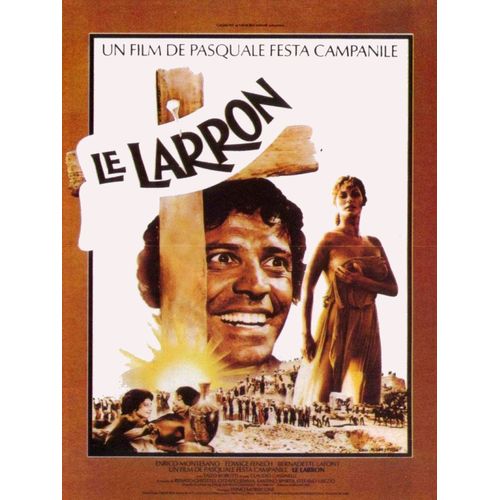 Le Larron - Affiche Française Originale, Grand Format (160cm/120cm), Du Film De  Pasquale Festa Campanile Avec Enrico Montesano, Edwige Fenech, Bernadette Lafont.