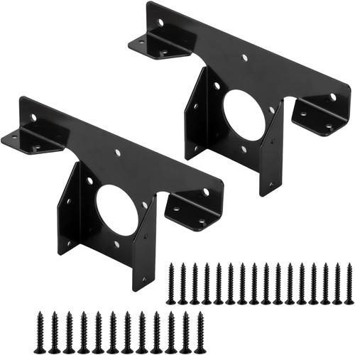 Supports De Pergola 10,2 X 10,2 Cm (Réel: 8,9 Cm), Supports D'angle À 3 Voies Pour Pergola, Kit De Quincaillerie Support En T Pour Pergola, Extension De Coin De Poteau De Pergola