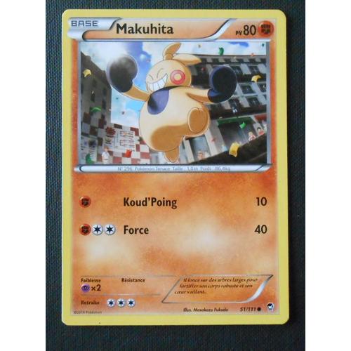 Pokémon - 51/111 - Xy - Poings Furieux - Makuhita - Commune