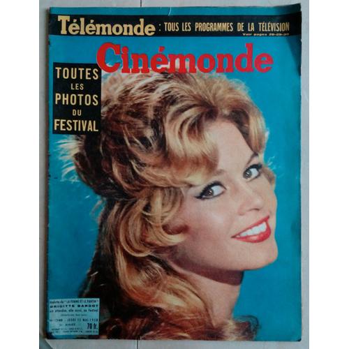 Cinemonde N°1240 De 1958 Brigitte Bardot.