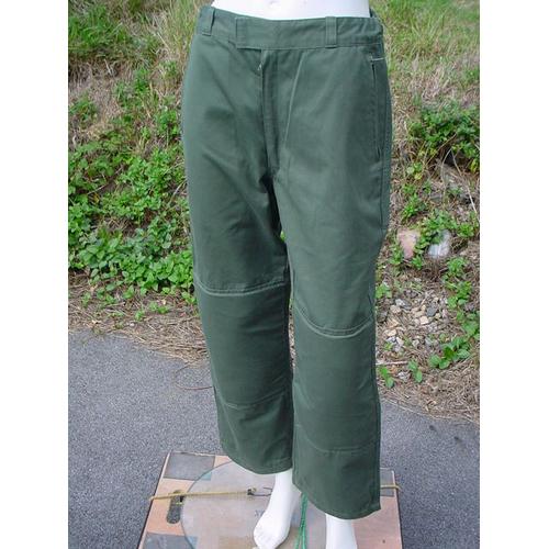 Armee Francaise Pantalon Kaki Renforce Neuf Taille 84c