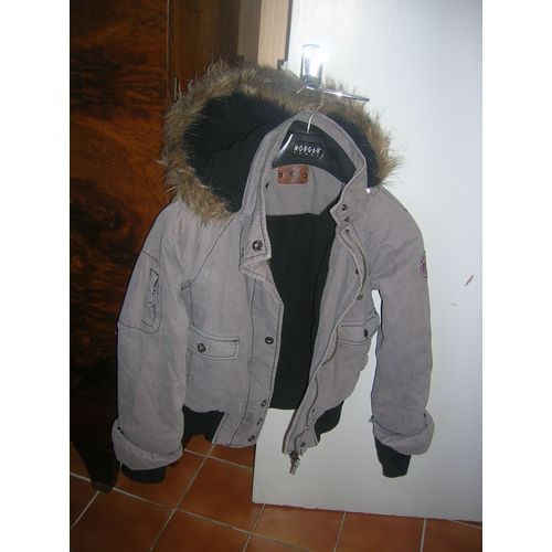 Blouson Doublé Chaud Timezone À Capuche Amovible Coton S Multicolore 