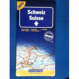 Carte Routière De La Suisse 1:301000 Année 2005