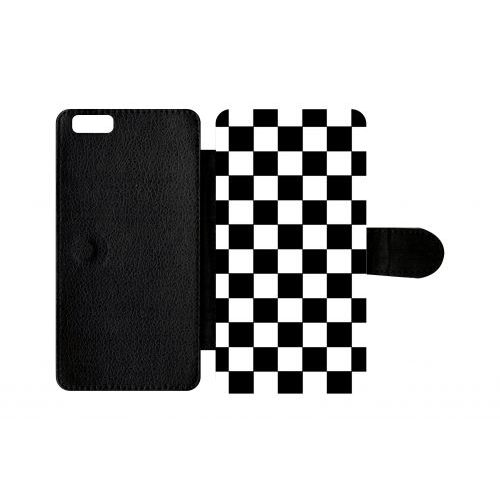 Etui À Rabat Apple Iphone 6s Plus Dammier Noir Et Blanc