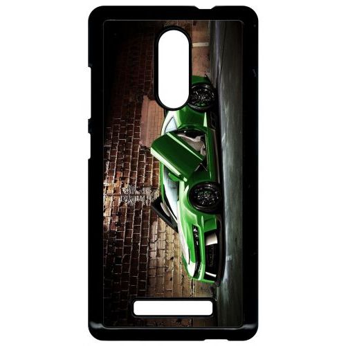 Coque Xiaomi Redmi Note 3 - Tuning Voiture Verte Brique - Noir