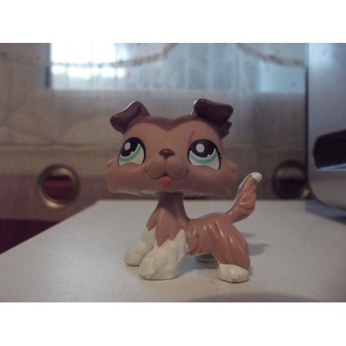 Figurine Littlest Petshop Chien Marron Clair