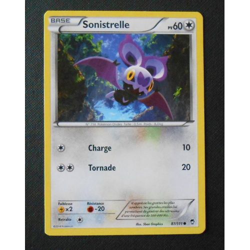 Pokémon - 87/111 - Xy - Poings Furieux - Sonistrelle - Commune