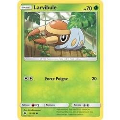 Carte Pokémon - Larvibule - 13/149 - Série Soleil Et Lune