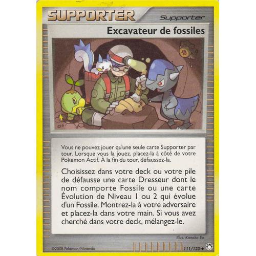 Excavateur De Fossiles 111/123 - Diamant Et Perle : Trésors Mystérieux - Carte Peu Commune