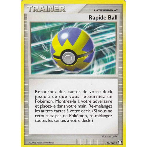 Rapide Ball 114/123 - Diamant Et Perle : Trésors Mystérieux - Carte Peu Commune