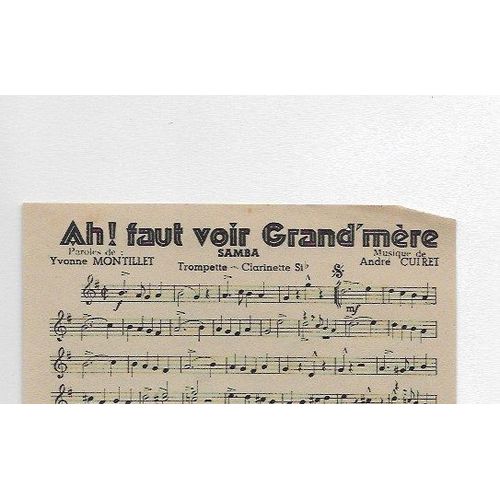 Ah! Faut Voir Grand-Mere - Tu M'avais Dit