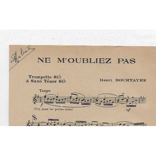 Ne M'oubliez Pas