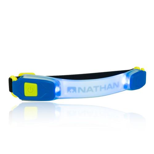 Nathan Unisex Bleu Imperméable Running Sport Bracelet Led Lumière Hi Viz Rx