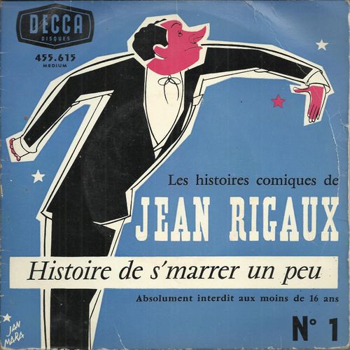 Les Histoires Comiques De Jean Rigaux  N° 1 - Histoire De S'marrer Un Peu Absolument Interdit Aux Moins De 16 Ans