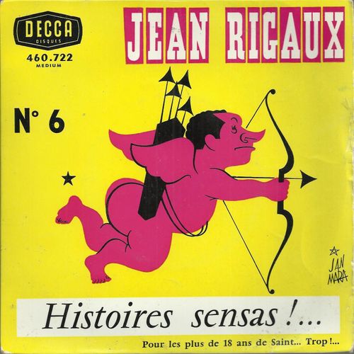 N° 6 - Histoires Sensas ! ... Pour Les Plus De 18 Ans De Saint ... Trop !...   (Pochette Jan Mara)