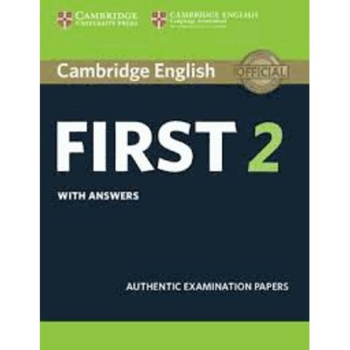 Cambridge English First 2 Student's Book With Answers
