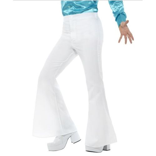 Pantalon Disco Blanc Homme Medium