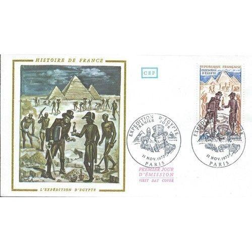 France 1972, Très Belle Enveloppe 1er Jour, Série Histoire De France, Timbre 1731, Bonaparte Et L'expédition D' Égypte.