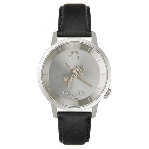 Montre 38 Akteo Equitation Cheval Argent Collection Sport Individuel