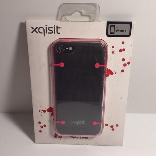 Coque Iphone 5 Xqisit Iplate Style Rose