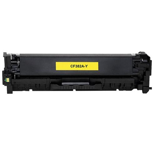 DOREE Jaune CF382A Cartouche de Toner Remplacement pour MFP M476nw M476dn M476dw