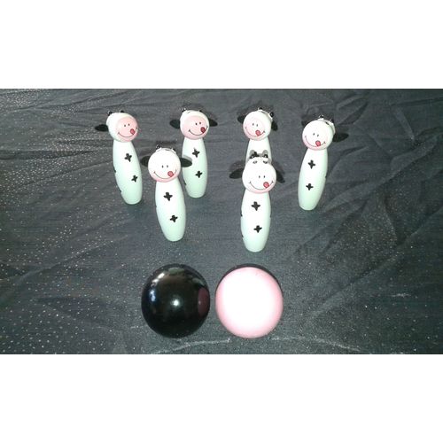 Mini Jeu De Quilles En Bois
