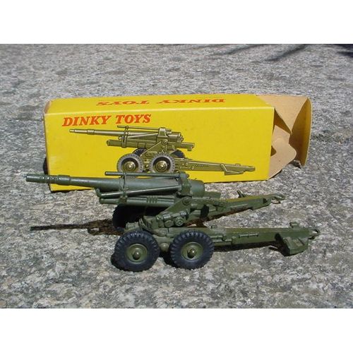 Dinky Toys France An 60 Ref 80e Obusier 155mm + Boite-Dinky Toys