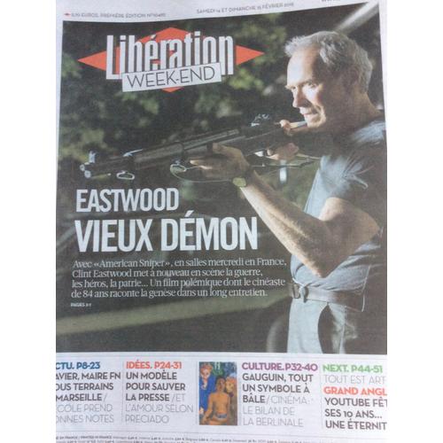 Libération Du 14/02/15 : Clint Eastwood, Vieux Démon