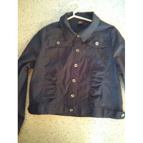 Blouson Mia Soana Coton 46 Bleu Marine
