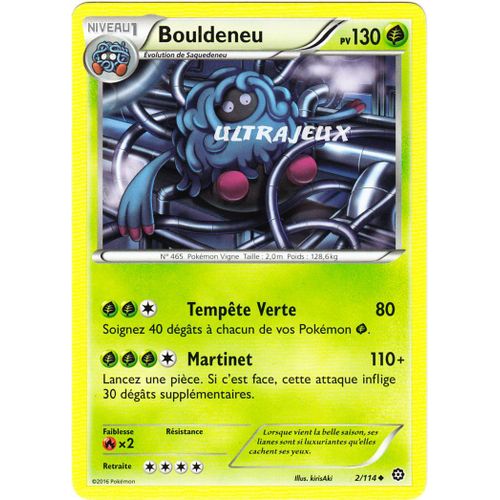 Pokémon - 2/114 - Xy - Offensive Vapeur - Bouldeneu - Peu Commune