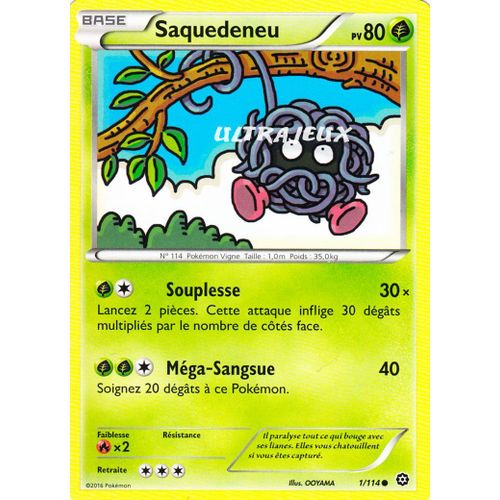 Pokémon - 1/114 - Saquedeneu - Xy - Offensive Vapeur - Commune