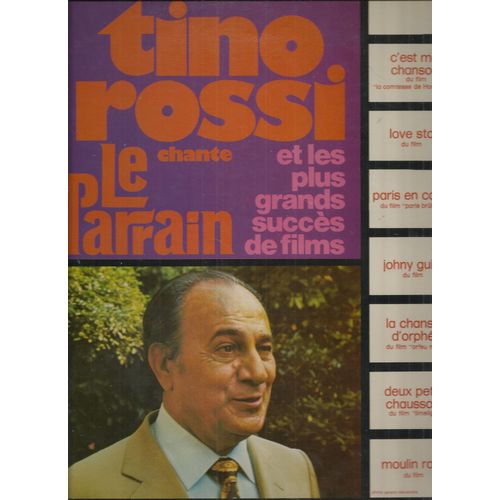 Chante "Le Parrain" Et Les Plus Grands Succès De Films : Parle Plus Bas, Il Était Une Fois La Révolution, La Marche De Sacco Et Vanzetti, La Chanson De Lara, Mourir D'aimer, Moulin-Rouge, ............