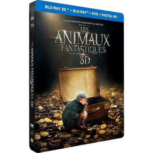 Les Animaux Fantastiques - Combo Blu-Ray 3d + Blu-Ray + Dvd - Édition Boîtier Steelbook