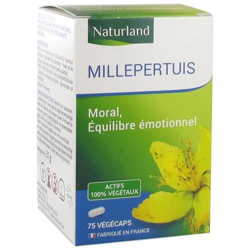 Compléments Alimentaires - Naturland Millepertuis 75 Végécaps 