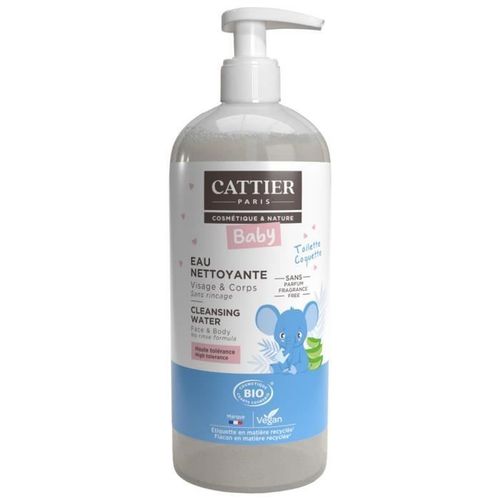 Cattier Eau Nettoyante Bébé - 500 ml
