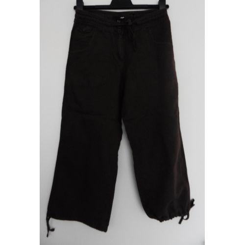 Pantacourt Marron. H&m. Taille 36