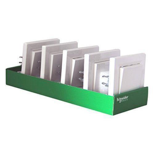 SCHNEIDER ELECTRIC Lot de 5 Interrupteurs va-et-vient encastrable complet Asfora 10 A 2300 W