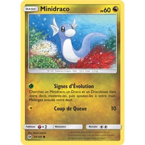 Carte Pokémon - Minidraco - 94/149 - Série Soleil Et Lune