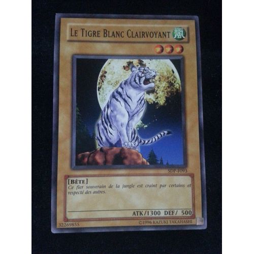 Le Tigre Blanc Clairvoyant (Sdp-F093) - Commune - Yu-Gi-Oh!