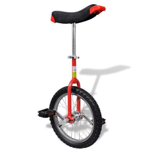 Monocycle Ajustable Rouge